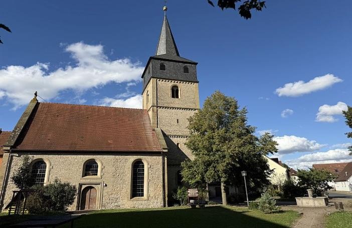Sicht auf die Kirche Nassau