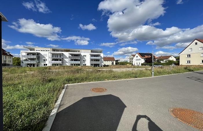 Blick auf das Baugebiet Planetenweg Tei lI