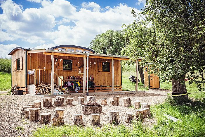 Bauwagen des Waldkindergartens